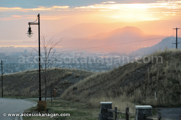 Sunset from Tower Ranch (Kelowna)